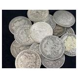20 NEW ORLEANS MINT MORGAN SILVER DOLLARS