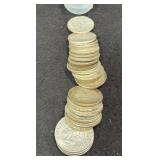 (20) 1964 90% SILVER KENNEDY HALF DOLLARS