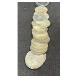 (20) PEACE SILVER DOLLARS