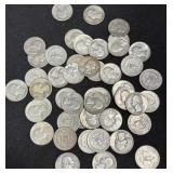 48 SILVER WASHINGTON QUARTERS