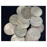 20 PEACE SILVER DOLLARS