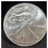 2016 SILVER EAGLE - GOVMINT W/ COA