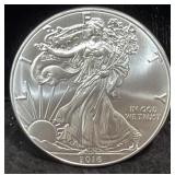 2016 SILVER EAGLE - GOVMINT W/ COA