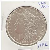 1900 MORGAN SILVER DOLLAR