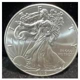 2016 SILVER EAGLE - GOVMINT W/ COA