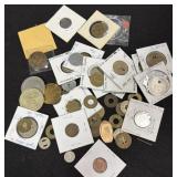 COLLECTION OF TOKENS & MEDALS