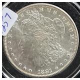 1881-S MORGAN SILVER DOLLAR