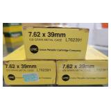 60 ROUNDS ASSORTED 7.62X39MM AMMUNITION