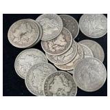 20 NEW ORLEANS MINT MORGAN SILVER DOLLARS