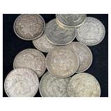 20 DENVER MINT MORGAN SILVER DOLLARS
