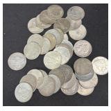 37 PEACE SILVER DOLLARS