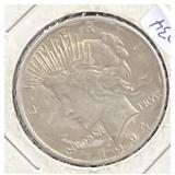 1924 PEACE SILVER DOLLAR