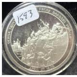 FRANKLIN MINT MARINE CORPS. HISTORY STERLING