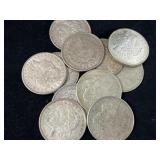 15 DENVER MINT MORGAN SILVER DOLLARS