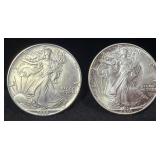 (2) 1986 AMERICAN SILVER EAGLE