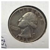 1953 SILVER WASHINGTON QUARTER