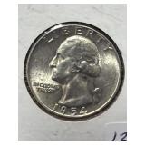 1954 SILVER WASHINGTON QUARTER