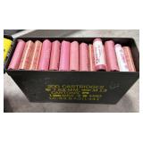 APPROX. 41LBS OF ROLLED LINCOLN CENTS IN METAL-