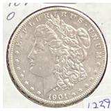 1901-O MORGAN SILVER DOLLAR