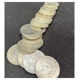 (20) MORGAN SILVER DOLLARS