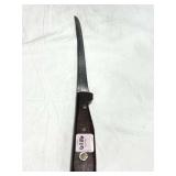 CHICAGO CUTLERY FIXED BLADE FILLET KNIFE - WOOD