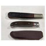 (2) POCKET KNIVES - (1) CASE XX 6143 5-DOT 'GRAND