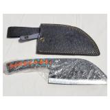 12' CLEAVER FILE BLADE KNIFE W/ SHEATH