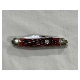 ROUGH RIDER RR205 - 3-BLADE POCKET KNIFE - RED