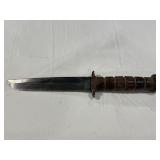 WORLD WAR II U.S. NAVY MARK 2 FIGHTING KNIFE BY