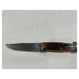 CASE XX FIXED-BLADE HUNTING KNIFE - STAG ANTLER