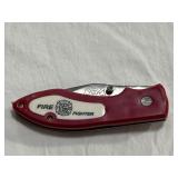 FIRE FIGHTER FOLDER 15-242FF RED POCKET FOLDING