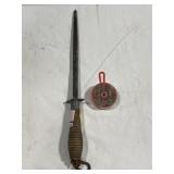 LARGE VTG SHARPENING STEEL - 16' OVERALL LENGTH -
