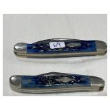 (2) CASE XX POCKET KNIVES - 62108 SS (2-BLADE,