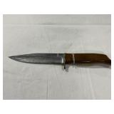 1970s FIXED-BLADE HUNTING KNIFE - NO MAKERS MARK
