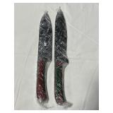 (2) NEW FIXED BLADE KNIVES - FILE BLADES - 13'
