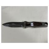 1977 A.G. RUSSEL STING FIGHTING BOOT KNIFE - 'OAK