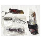 (4) NOVELTY & KEYCHAIN KNIVES