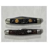 (2) POCKET KNIVES:  SCHRADE 7588 LTD, 3 BLADE