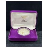 1997 PROOF STERLING SILVER $20 COIN W/GOLD CAMEO -