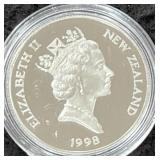 1998 NEW ZEALAND $150 PROOF PLATINUM KIWI COIN -