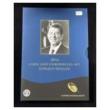 2016 RONALD REAGAN COIN & CHRONICLES SET -