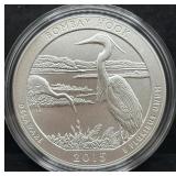 2015 AMERICA THE BEAUTIFUL 5 OZ SILVER UNC COIN -