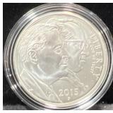 2015 MARCH OF DIMES UNC SILVER DOLLAR -