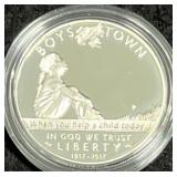 2017 BOYS TOWN CENTENNIAL COMM. PROOF SILVER