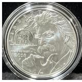 2016 MARK TWAIN COMM. UNC SILVER DOLLAR -