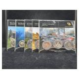 (5) AMERICA THE BEAUTIFUL QUARTER 3-COIN SETS -