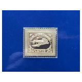 2002 USPS 24-KARAT LAYERED .999 FINE SILVER STAMP