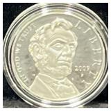2009 ABE LINCOLN COMM. PROOF SILVER DOLLAR