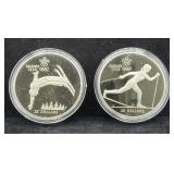 1986 CALGARY "FREE STYLE SKIING"  AND "CROSS