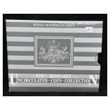 1987 AUSTRALIAN UNC MINT COIN SET